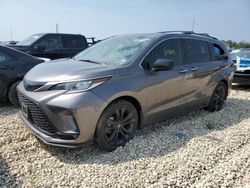 Salvage cars for sale at New Braunfels, TX auction: 2022 Toyota Sienna XSE