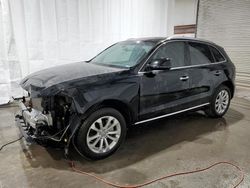 Salvage cars for sale at Leroy, NY auction: 2016 Audi Q5 Premium Plus