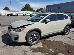 Subaru Crosstrek salvage cars for sale: 2016 Subaru Crosstrek Premium