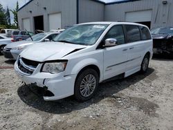 Salvage cars for sale at Savannah, GA auction: 2014 Chrysler Town & Country Touring L