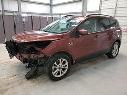 Salvage cars for sale from Copart New Braunfels, TX: 2018 Ford Escape SEL