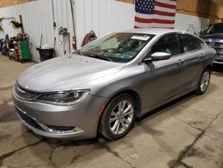 Salvage cars for sale at Anchorage, AK auction: 2015 Chrysler 200 Limited