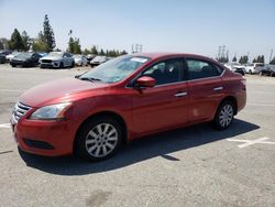 Salvage cars for sale from Copart Rancho Cucamonga, CA: 2014 Nissan Sentra S