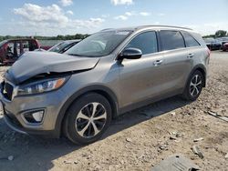 Salvage cars for sale at Kansas City, KS auction: 2016 KIA Sorento EX