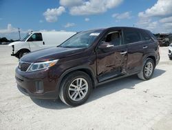 KIA Sorento salvage cars for sale: 2014 KIA Sorento LX