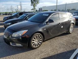 Salvage cars for sale at Miami, FL auction: 2011 Buick Regal CXL