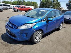 Ford Fiesta s salvage cars for sale: 2011 Ford Fiesta S