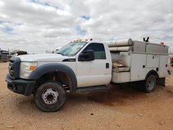 Salvage cars for sale at Andrews, TX auction: 2012 Ford F450 Super Duty