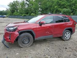 Salvage cars for sale at Candia, NH auction: 2021 Toyota Rav4 LE