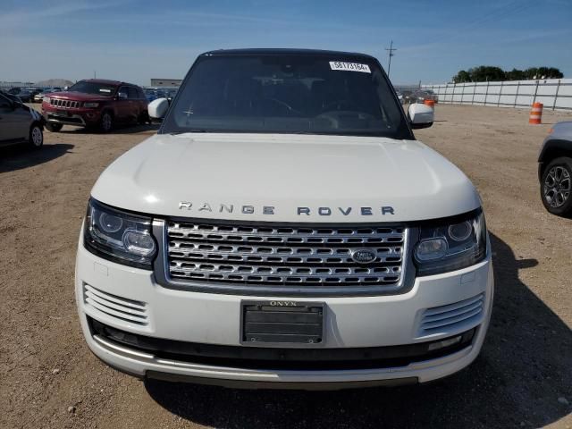 2016 Land Rover Range Rover HSE