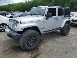 Jeep Wrangler Unlimited Sahara salvage cars for sale: 2012 Jeep Wrangler Unlimited Sahara