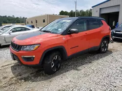 Salvage cars for sale at Ellenwood, GA auction: 2017 Jeep Compass Trailhawk