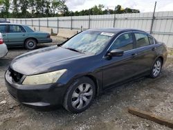 Salvage cars for sale at Spartanburg, SC auction: 2008 Honda Accord EXL