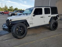 Jeep salvage cars for sale: 2018 Jeep Wrangler Unlimited Sahara