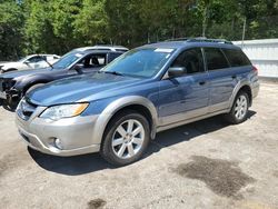 Salvage cars for sale at Austell, GA auction: 2008 Subaru Outback 2.5I