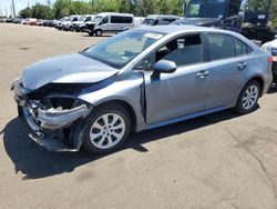 Salvage cars for sale at Denver, CO auction: 2021 Toyota Corolla LE