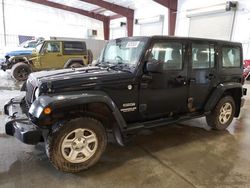 Jeep salvage cars for sale: 2012 Jeep Wrangler Unlimited Sport