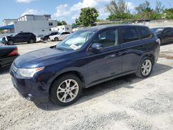 Mitsubishi Outlander Vehiculos salvage en venta: 2014 Mitsubishi Outlander SE