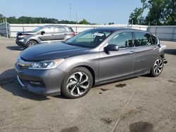 Salvage cars for sale at Dunn, NC auction: 2017 Honda Accord EXL