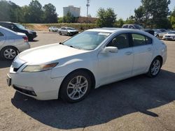 Salvage cars for sale at Gaston, SC auction: 2010 Acura TL