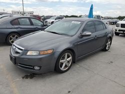 Salvage cars for sale at Grand Prairie, TX auction: 2008 Acura TL