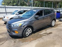 Salvage cars for sale at Austell, GA auction: 2017 Ford Escape S