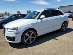 Salvage cars for sale from Copart Rocky View County, AB: 2015 Audi Q3 Prestige