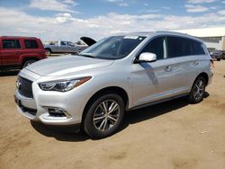 Infiniti salvage cars for sale: 2020 Infiniti QX60 Luxe