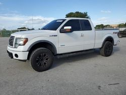 Salvage trucks for sale at Orlando, FL auction: 2012 Ford F150 Super Cab