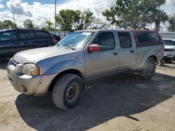 Salvage trucks for sale at Tifton, GA auction: 2004 Nissan Frontier Crew Cab XE V6