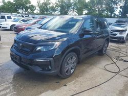 Salvage cars for sale at Bridgeton, MO auction: 2022 Honda Pilot Sport