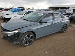 Salvage cars for sale at Brighton, CO auction: 2023 Hyundai Elantra Limited