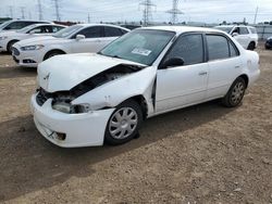 Salvage cars for sale at Elgin, IL auction: 2001 Toyota Corolla CE