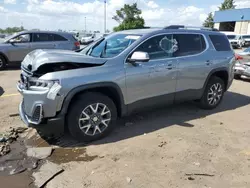 Salvage cars for sale at Woodhaven, MI auction: 2023 GMC Acadia SLE