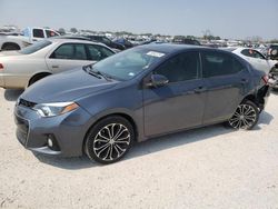 Salvage cars for sale at San Antonio, TX auction: 2015 Toyota Corolla L