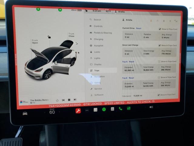 2022 Tesla Model Y