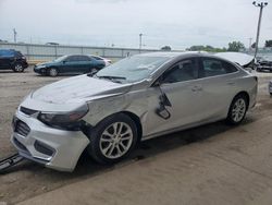 Chevrolet salvage cars for sale: 2018 Chevrolet Malibu LT