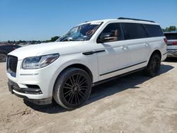 Salvage cars for sale at Houston, TX auction: 2020 Lincoln Navigator L Reserve