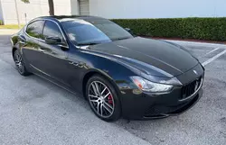 Buy Salvage Cars For Sale now at auction: 2017 Maserati Ghibli S