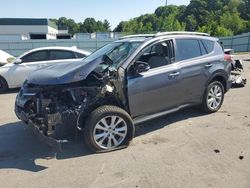 Salvage cars for sale at Assonet, MA auction: 2014 Toyota Rav4 Limited