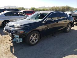 Salvage cars for sale at Las Vegas, NV auction: 2017 Chevrolet Malibu LS