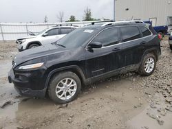 Jeep salvage cars for sale: 2017 Jeep Cherokee Latitude