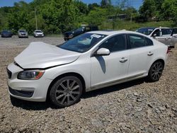 Salvage cars for sale at auction: 2015 Volvo S60 Premier