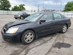 Salvage cars for sale from Copart West Mifflin, PA: 2007 Honda Accord EX