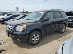 Salvage cars for sale at Chicago Heights, IL auction: 2006 Honda Pilot EX