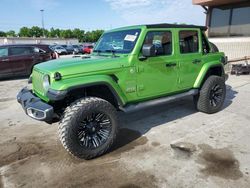 Salvage cars for sale at Fort Wayne, IN auction: 2018 Jeep Wrangler Unlimited Sahara