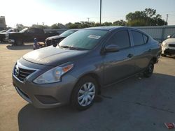 Salvage cars for sale from Copart Wilmer, TX: 2017 Nissan Versa S