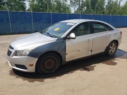 Salvage cars for sale from Copart Moncton, NB: 2012 Chevrolet Cruze LT