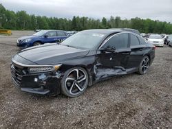 Salvage cars for sale from Copart Ontario Auction, ON: 2022 Honda Accord Sport