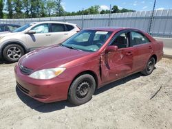 Toyota Camry le salvage cars for sale: 2003 Toyota Camry LE